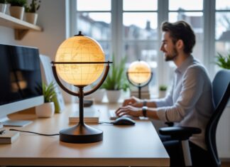 Sådan skaber du det perfekte arbejdsrum med en bordlampe med globusdesign