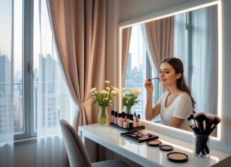 Sådan skaber du det perfekte makeup-område med gardiner i byen