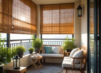 Sådan skaber du en hyggelig altan med bambus-rullegardiner