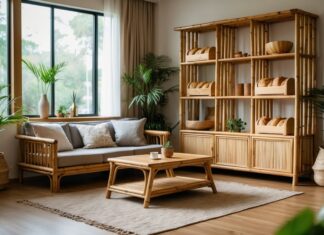 Sådan skaber du en hyggelig atmosfære med bambusmøbler i stuen og brødbokse
