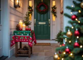 Sådan skaber du en hyggelig entré med julevoksdug til dit hjem