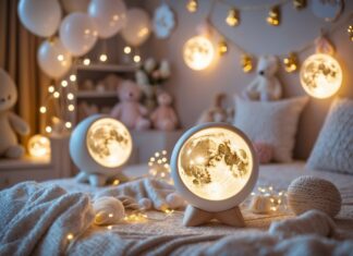 Sådan skaber du en magisk stemning til barnedåben med unikke månelamper til børneværelset