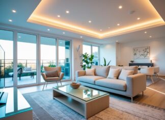 Sådan skaber du en moderne stue med sofaborde og loftspot til moderne indretning