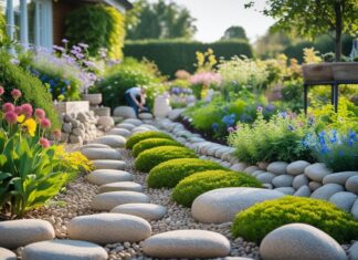 Sådan skaber du en smuk have med nøddesten