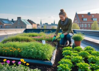 Sådan skaber du et grønt tag i Hillerød med blomsterfrø