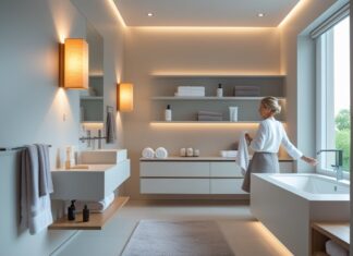 Sådan skaber du et stilfuldt og funktionelt badeværelse med de rette badeværelseslamper og opbevaringsløsninger