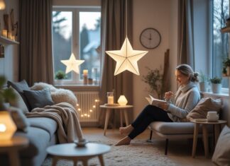 Sådan skaber du hygge i hjemmet med en stjernelampe til hjemmet