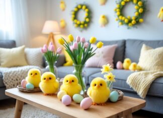 Sådan skaber du hygge med påskekylling dekorationer til stuen
