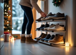 Sådan skaber du orden i julekaosset med et funktionelt skostativ
