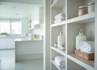 Sådan skaber du orden i køkkenet og badeværelset med en badeværelseshylde til dit hjem