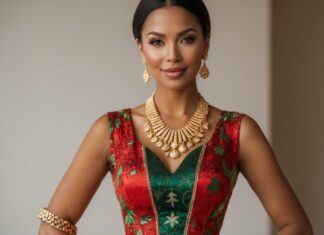 Sådan styler du din julekjole med guld smykkesæt til kvinder