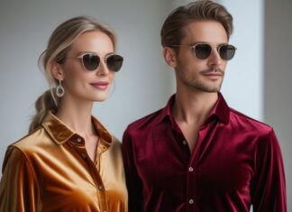 Sådan styler du dine solbriller med flotte fløjlsskjorter