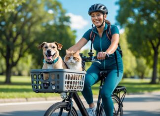 Sådan transporterer du både hund og kat på cykelturen