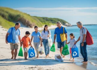 Sådan undgår du affald i naturen på din strandtur