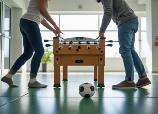 Sådan undgår du våde fødder under bordfodboldturneringen