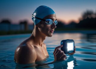 Sådan vælger du den bedste lygte til natlige svømmeture med svømmebriller
