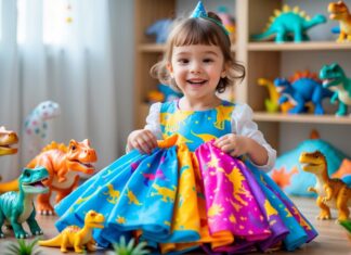 Sådan vælger du den perfekte festkjole til børn der elsker dinosaur legetøj