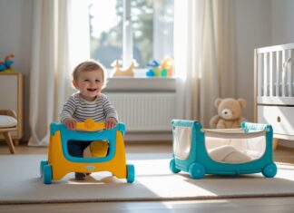 Sådan vælger du den perfekte gåvogn og rejseseng til dit barn