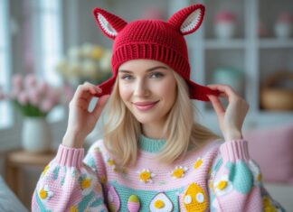 Sådan vælger du den perfekte påsketrøje til din hæklet djævlehue med øreklapper