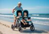 Sådan vælger du den perfekte tvillingebarnevogn til strandturen med dine små