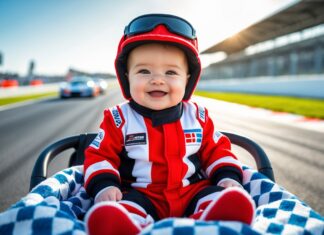 Sådan vælger du det perfekte babykostume til en dag på racerbanen