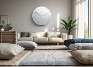 Sådan vælger du det perfekte gulvtæppe til dit hjem med et radiostyret vægur som inspiration