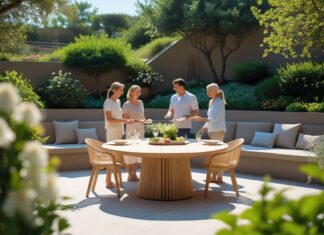 Sådan vælger du det perfekte havebord til din nedgravede terrasse