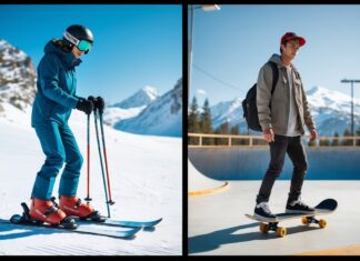 Sådan vælger du det rette udstyr til skiferien og skateboardeventyret