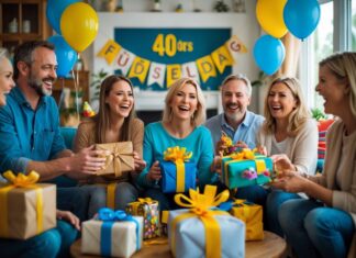 Sjove gaveideer til 40-års fødselsdag og pakkeleg