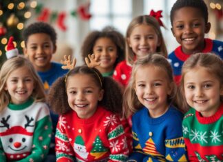 Sjove og festlige trøjer til børn til både jul og fastelavn