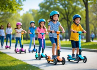 Sjove og sikre transportmuligheder for børn: el-løbehjul tilbud til børn