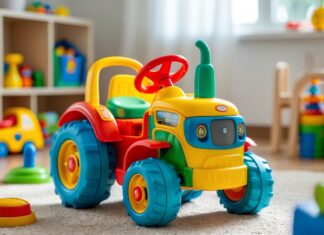 Sjovt og lærerigt legetøj til de mindste: traktor til børn legetøj