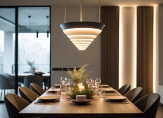 Skab den perfekte stemning med en langbordspendel til spisebordet