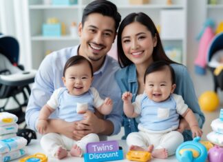 Spar penge på babyudstyr med tvillingerabat