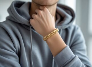 Stilfulde måder at kombinere hættetrøjer med guldarmbånd til alle