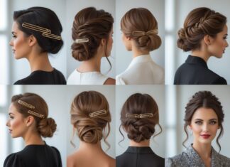 Frisurer der fungerer perfekt med hårspænder