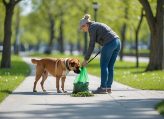 Hvor bør du samle efterladenskaber op efter din hund på gåturen?
