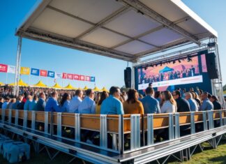 Mobile tribuner giver bedre overblik til indslag ved store sammenkomster og events