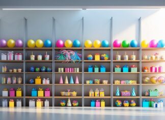 Sådan organiserer du dine festartikler med stilfulde reoler