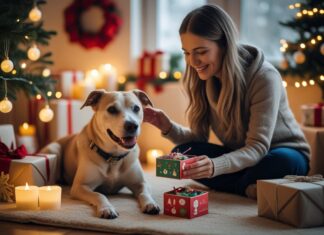 Sådan skaber du den perfekte julestemning for din hund med lys og kalendergaver