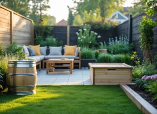 Sådan skaber du en sjov og afslappende have med koldtvandstønde og sandkasse med låg til haven