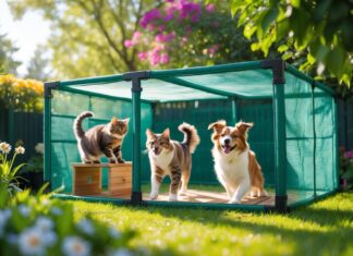 Sådan skaber du et trygt og sjovt udemiljø for din kat med en løbegård til katte og hunde