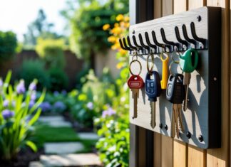 Sådan skaber du orden i haven med en praktisk nøglebræt til hjemmet