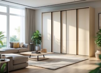 Sådan vælger du det perfekte garderobeskab med skydelåger til din stue