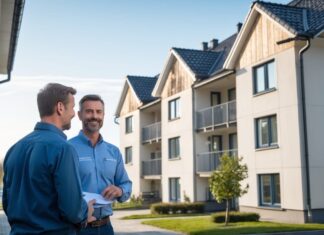 Snak med Jels Huse & Taglejligheder hvis facade og tag i etageejendommen trænger til kærlighed