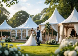 3 gode råd til at vælge det perfekte telt til jeres udendørs bryllup