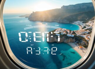 Aktuel tid i Chania før du lander på Kreta