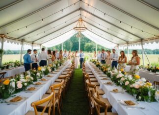 Hold sommerbryllup i telt – en populær løsning til store fester