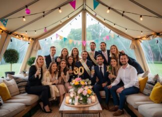 Sådan holder du 30-års fødselsdag i et mastetelt med stil