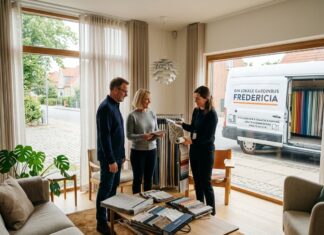 Guide til gardinbus og nye gardiner i Fredericia